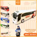 MAINAN MOBILAN BUS AIR LINE BASURI FRICTION NON BATERRY DENGAN SPION PLASTIK PP BX60