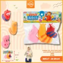 MAINAN THE LARVA FAMILY ENCIT ULAT KARTUN LUCU PLASTIK PP BX180