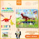 MAINAN PAINTING DINOSAURUS MELUKIS MEWARNAI DENGAN CAT AIR DAN KUAS BX222