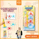 MAINAN 4 SPEED SPINNING TOP FLYING BALING BALING TERBANG SET BX132