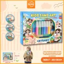 (4126) MAINAN DIY SAND PAINTING SET MELUKIS MEWARNAI CAT KUAS PASIR GRAFITTI CRY BABY BX120