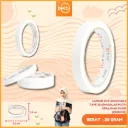 LAKBAN DUA SISI DOUBLE TAPE 12x10M ISOLASI PUTIH KERAJINAN BX288