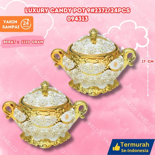 [094313] LUXURY CANDY POT 9#2371/24PCS