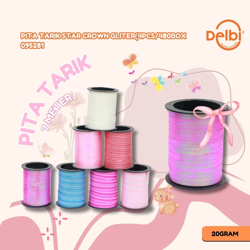 [095281] PITA TARIK STAR CROWN GLITER(4PCS/480BOX