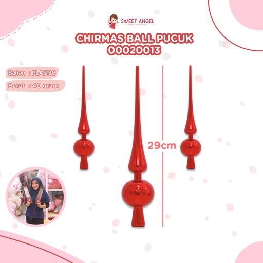 [00020013] CHRISTMAS BALL PUCUK /240PCS