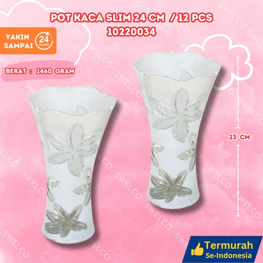 [10220034] POT KACA SLIM 24CM /12PCS
