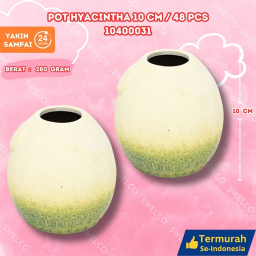 [10400031] POT HYACINTHA 10CM/48PCS