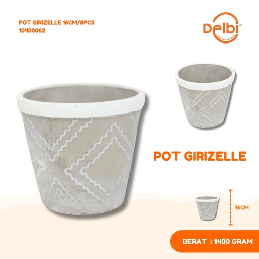 [10400062] POT GIRIZELLE 16CM/8PCS