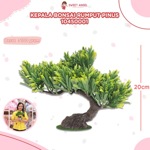 [10450001] KEPALA BONSAI RUMPUT PINUS 10450001/216PCS