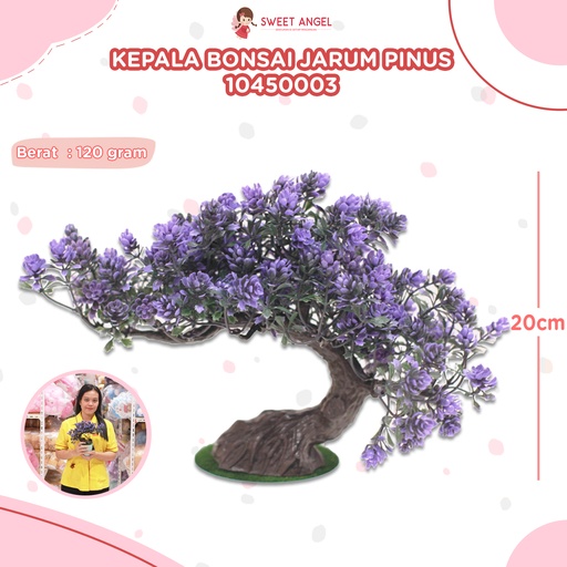 [10450003] KEPALA BONSAI JARUM PINUS BARU 10450003/216PCS