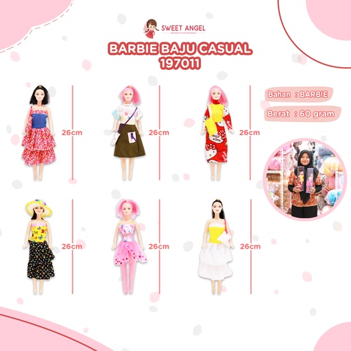 [197011] BARBIE BAJU CASUAL