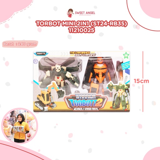 [11210025] (ST24-RB35) TORBOT MINI 2IN1 BX48