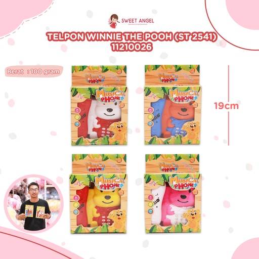 [11210026] (ST 2541) TELPON WINNIE THE POOH BX180