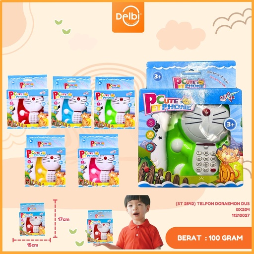[11210027] (ST 2542) TELPON DORAEMON DUS BX204