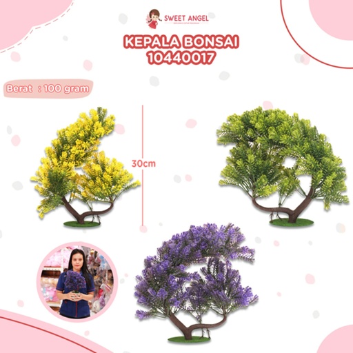 [10440017P5] KEPALA BONSAI 30CM 0017/300PCS