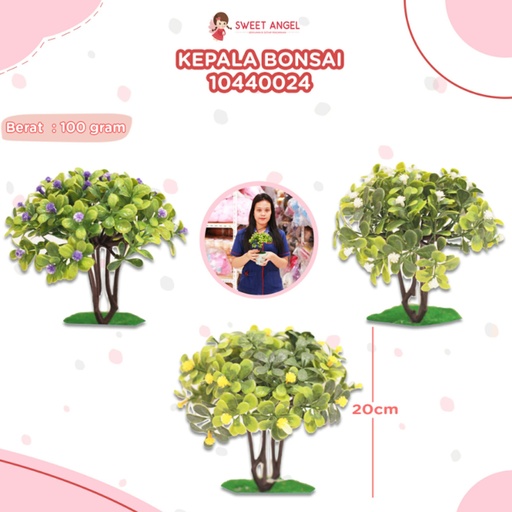 [10440024P5] KEPALA BONSAI 20CM 0024/300PCS