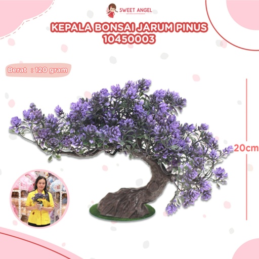 [10450003P5] KEPALA BONSAI JARUM PINUS BARU 10450003/216PCS