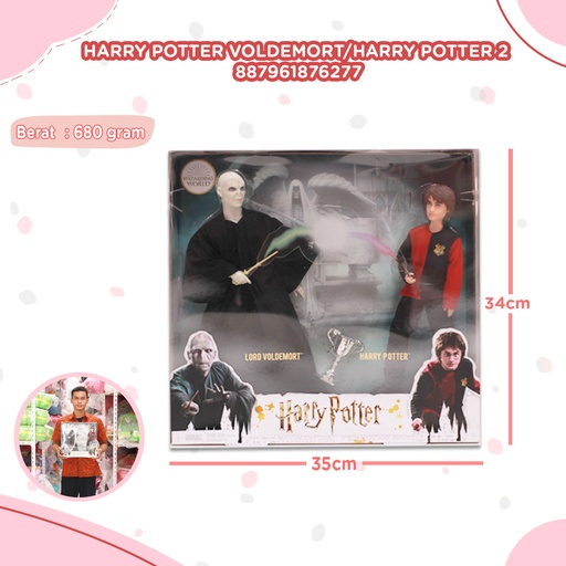 [887961876277] Harry Potter Voldemort/Harry 2 pack