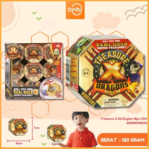 [630996415078] Treasure X S2 Singles 18pc CDU