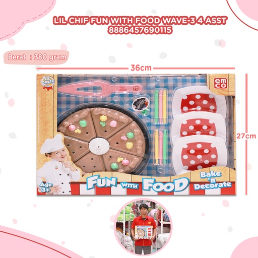 [8886457690115] Lil Chefz Fun With Food Wave-3 4 Asst