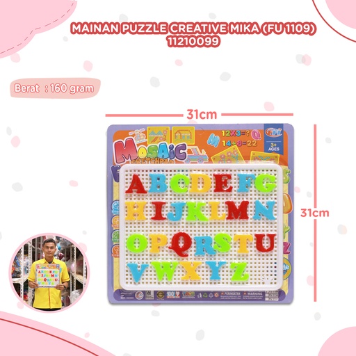 [11210099] (FU 1109) MAINAN PUZZLE CREATIVE MIKA BX116