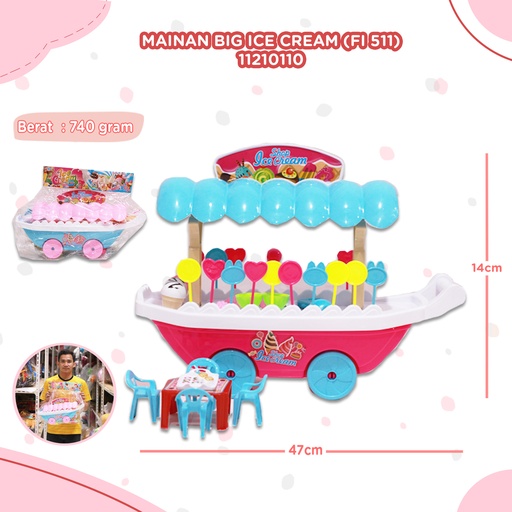 [11210110] (FI 511) MAINAN BIG ICE CREAM BX12