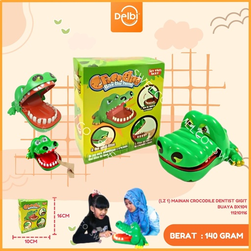 [11210116] (LZ 1) MAINAN CROCODILE DENTIST GIGIT BUAYA BX104