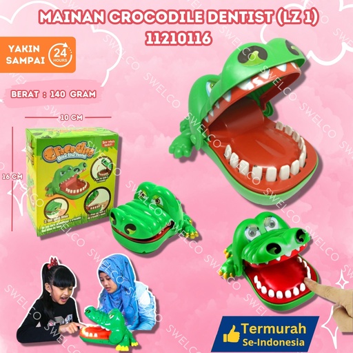 [11210116] (LZ 1) MAINAN CROCODILE DENTIST GIGIT BUAYA BX104
