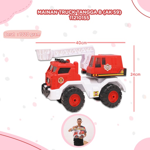[11210155] (AK 59) MAINAN TRUCK TANGGA B BX10
