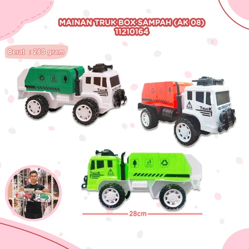 [11210164] (AK 08) MAINAN TRUK BOX SAMPAH BX46