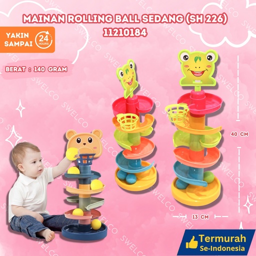 [11210184] (SH 226) MAINAN ROLLING BALL SEDANG BOLA BAYI BABY ARENA BX70