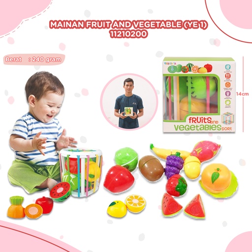 [11210200] (YE 1) MAINAN FRUIT AND VEGETABLE BX100