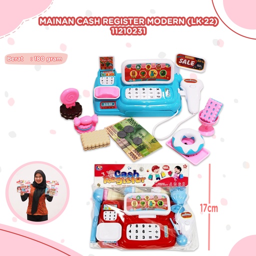 [11210231] (LK 22) MAINAN CASH REGISTER MODERN BX96