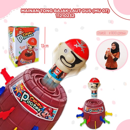 [11210232] (MU 07) MAINAN TONG BAJAK LAUT DUS PEMOTONG GENTONG CHALENGE BX144