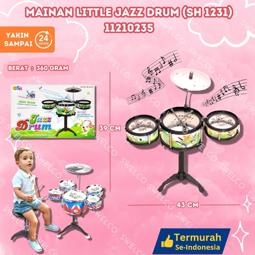 [11210235] (SH 1231) MAINAN LITTLE JAZZ DRUM BX32