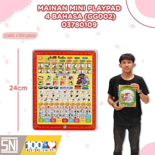 [03780109] (GG002) MAINAN MINI PLAYPAD 4 BAHASA BX96
