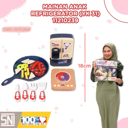 [11210239] (YK 31) MAINAN ANAK REFRIGERATOR BX52