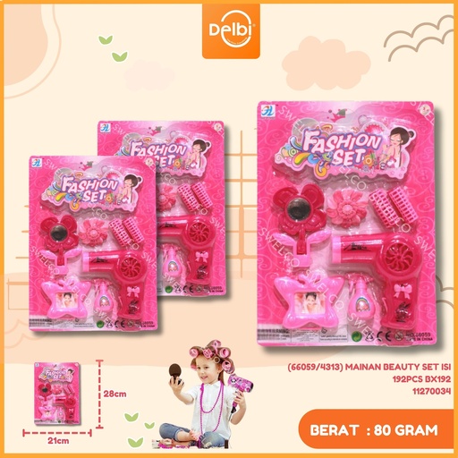 [11270034] (66059/4313) MAINAN BEAUTY SET ISI 192PCS BX192