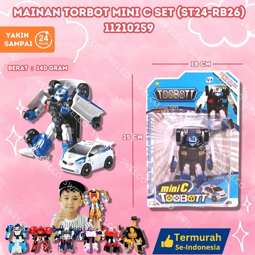 [11210259] (ST24-RB26) MAINAN TORBOT MINI C SET ISI 128PCS BX128