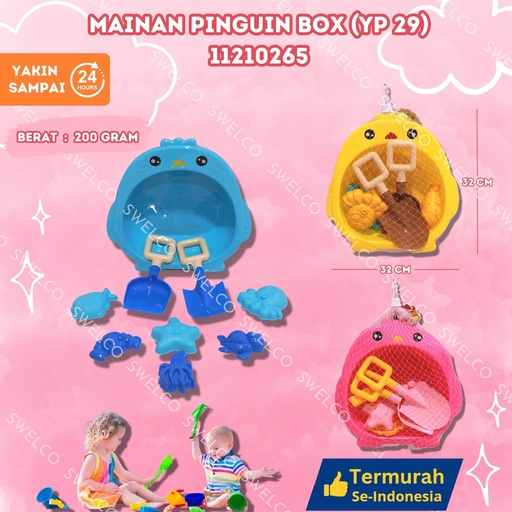 [11210265] (YP 29) MAINAN PINGUIN BOX ISI 24PCS BX24