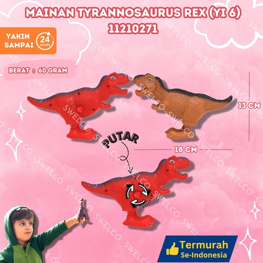 [11210271] (YI 6) MAINAN TYRANNOSAURUS REX ISI 198PCS BX198