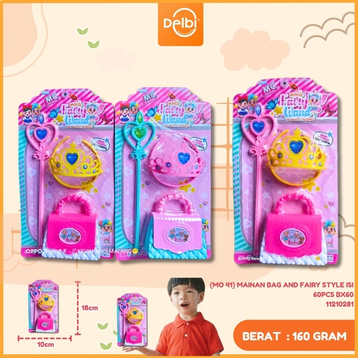 [11210281] (MO 41) MAINAN BAG AND FAIRY STYLE ISI 60PCS BX60