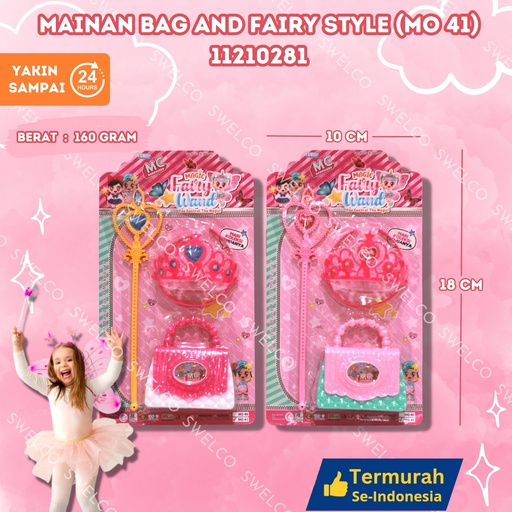 [11210281] (MO 41) MAINAN BAG AND FAIRY STYLE ISI 60PCS BX60