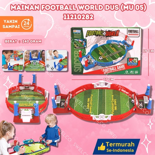 [11210282] (MU 05) MAINAN FOOTBALL WORLD DUS ISI 62PCS BX62