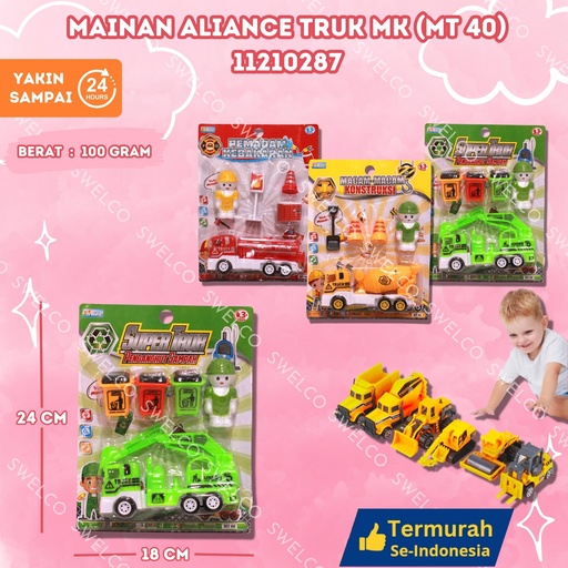 [11210287] (MT 40) MAINAN ALIANCE TRUK MK ISI 100PCS BX100