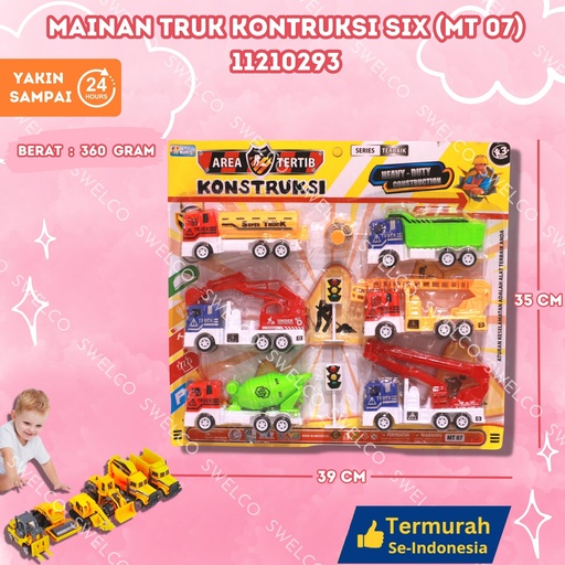 [11210293] (MT 07) MAINAN TRUK KONTRUKSI SIX BX36