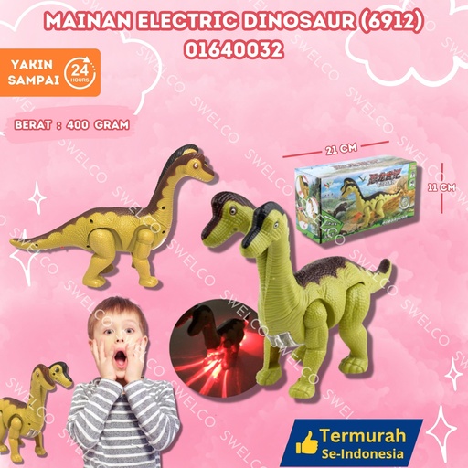 [01640032] (6912) MAINAN ELECTRIC DINOSAUR ISI 120PCS BX120