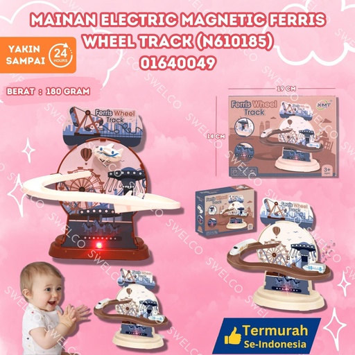 [01640049] (N610185) MAINAN ELECTRIC MAGNETIC FERRIS WHEEL TRACK ISI 120PCS BX120