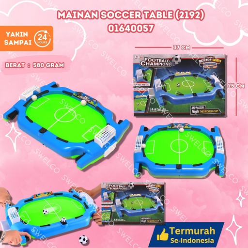 [01640057] (2192) MAINAN SOCCER TABLE ISI 36PCS BX36