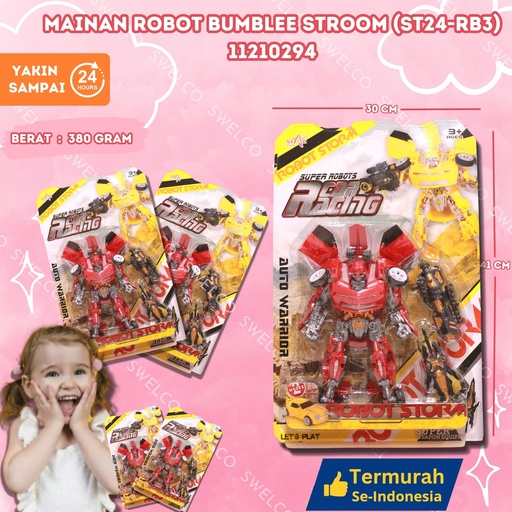 [11210294] (ST24-RB3) MAINAN ROBOT BUMBLEE STROOM ISI 36PCS BX36